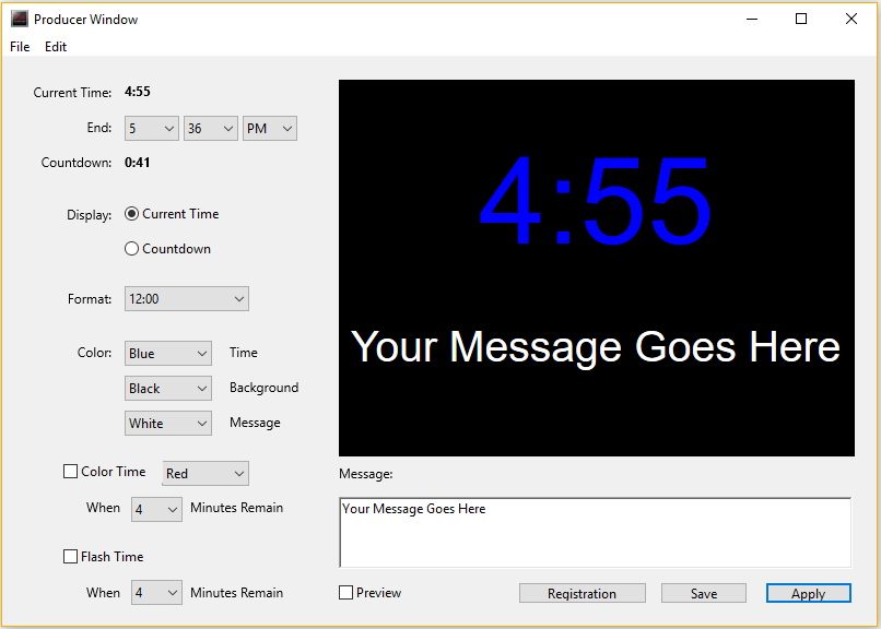 Presenter Production Windows