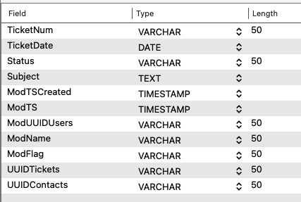 Add Database Tables - 1