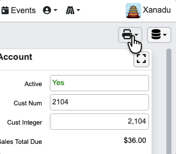 Actions module preview